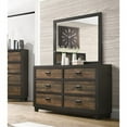 thumbnail image 2 of Bowery Hill 6 Drawer Dresser and Mirror Set, 2 of 12