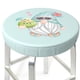 thumbnail image 3 of Balery Summer Gnome,Cute Gnome Fundas de asiento para taburete de bar redondo de tela de terciopelo ajustables que protegen de arañazos y manchas para sillas de 14 a 17 pulgadas.-13 inch, 3 of 7