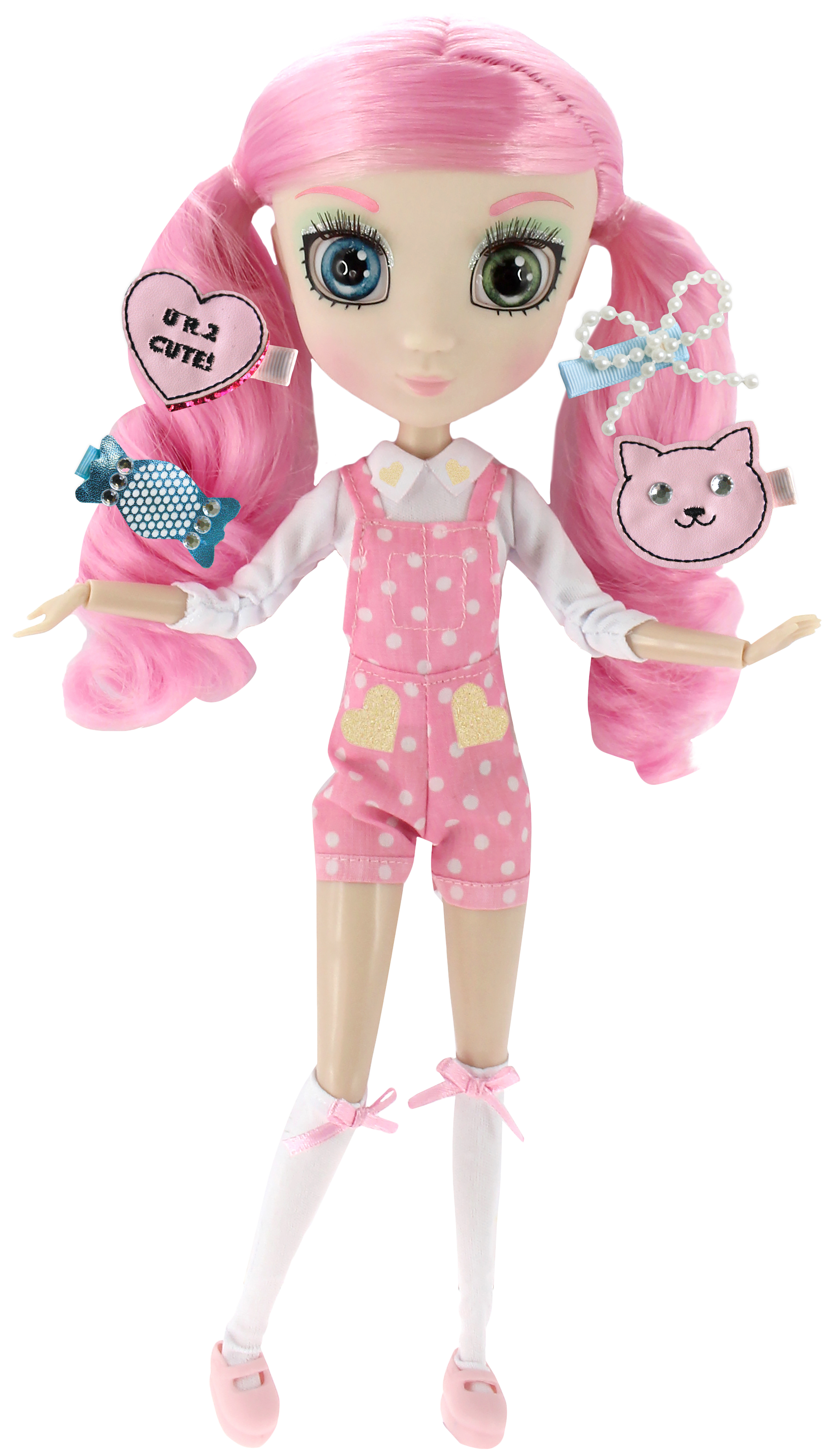 Details about  / Shibajuku Girls Series 2 Shizuka Pink Bun Y Ears Hoodie W// Zipper Doll Clothes