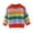 Multicolor, variant on Utlike Boys Sweater Toddler Pullover Cute Rainbow Stripe Coat For Autumn Fall And Winter Unisex Skin Friendly Top Leisure Wear Size 18 Months-24 Months