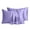 Purple-2, variant on Auchen Satin Pillow Case, 2 Pack Satin Queen Silky Pillowcase for Hair and Skin, Satin Pillowcase Set of 2-King Size (20"x36")Purple-2