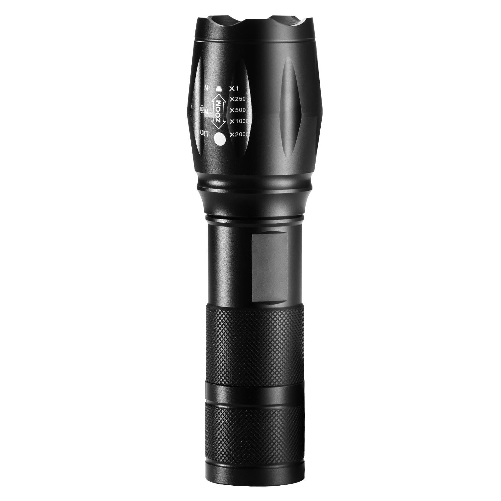 2 Pack 2000 High Lumens LED Flashlight, 5 Modes Adjustable Focus IP44 Waterproof Handheld Torch, Aluminum Alloy Portable Flashlight for Camping Hiking Fishing Emergency