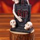 thumbnail image 3 of Estatua en Miniatura Espeluznante Adorno Resina Halloween para Oficina Casa (lápida Sepulcral), 3 of 9