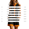 thumbnail image 4 of BODOAO Women's Summer Jumpsuits Summer Sleeveless Crew Neck Button Down Clothing Wide Leg Rompers Casual Going out One Piece Outfits for Sport and Daily Wear Yellow XL, 4 of 6