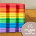 thumbnail image 6 of Non-Toxic Extra-Thick 36 Piece Children Play & Exercise Mat - Comfortable Cushiony Foam Floor Puzzle Mat, 6 Vibrant Colors for Kids & Toddlers, 6 of 6