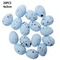 thumbnail image 2 of 1SET Easter Foam Plastic Eggs DIY Rattan Wreath Happy Easter Bunny Rabbit Colorful Craft Kids Gift Home Party Decoration, 2 of 5