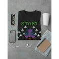 thumbnail image 3 of Retro Video Game T-Shirt Men -Image by Shutterstock, Male Medium, 3 of 4