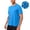 c01Blue, variant on Mens T-Shirts Short Sleeve Curved Hem Lightweight Moisture Wicking Cooling Stretch Casual Crewneck Tee Shirts Blue S