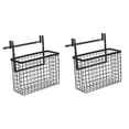 thumbnail image 4 of HOMEMAXS 2pcs Kitchen Cabinet Door Hanging Storage Basket Vegetable Storage Basket Over the Cabinet, 4 of 8