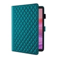 thumbnail image 2 of for Lenovo Tab One 8.7 inch/Tab K9 2025 TB-305FU Case, Rhombus Pattern Multiple Viewing Angles Stand Slim Folio Cover (Green), 2 of 6