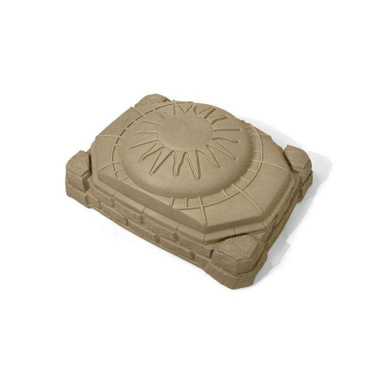 Step2 Naturally Playful Sandstone Beige Plastic Sandbox Toy with