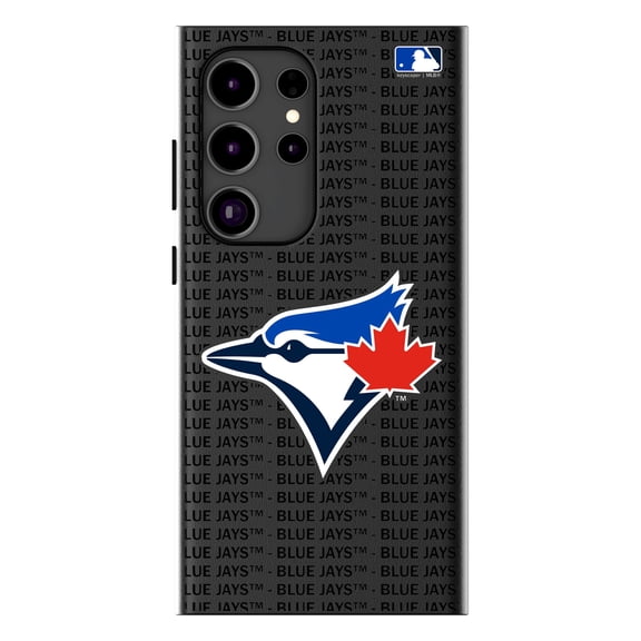 Keyscaper Toronto Blue Jays Text Backdrop Galaxy Magnetic Bump Case