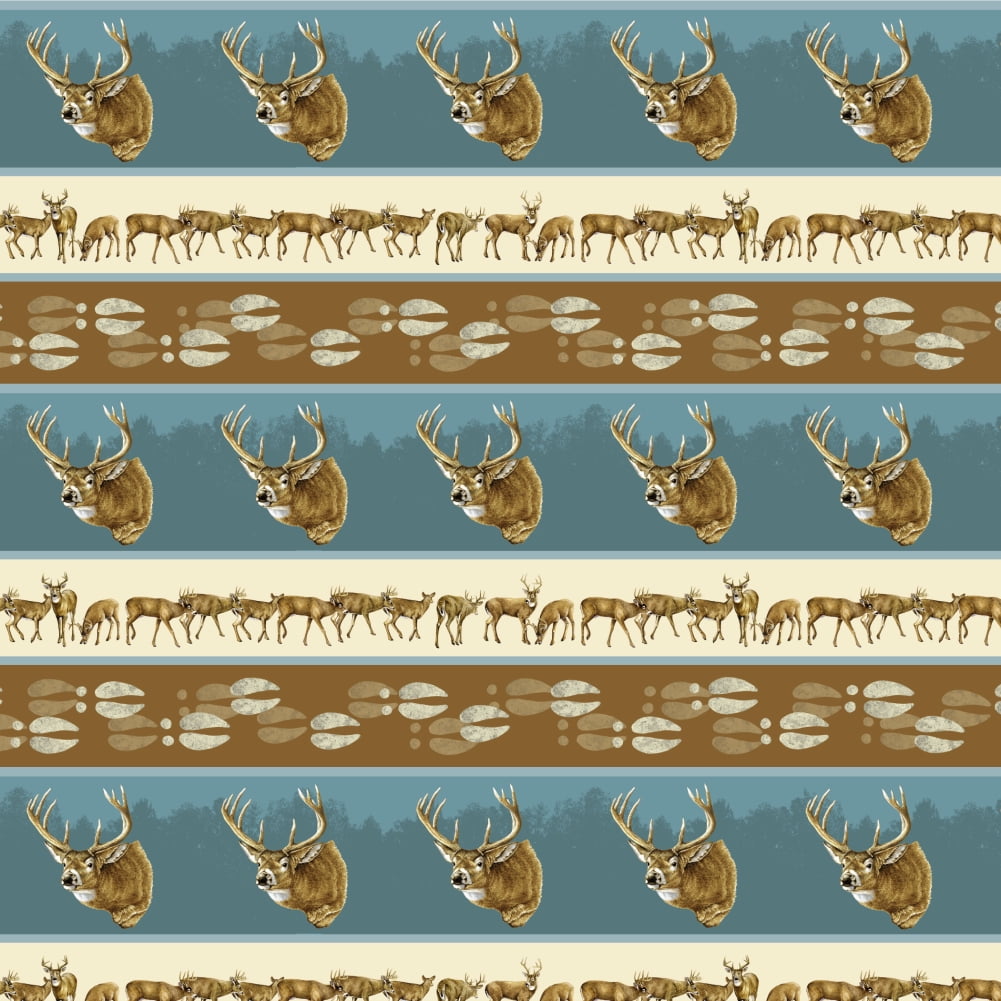 Deer Head Hunting Hunter Premium Roll Gift Wrap Wrapping Paper