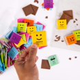 thumbnail image 5 of Moodibars by Astor Chocolate, 120 Count Gourmet Milk & Dark Chocolate Variety Pack, Bulk Assorted Flavors Premium Emoji Candy Gift Hamper, Perfect For Gifting, party favors supplies for Birthday..., 5 of 7