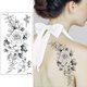 thumbnail image 4 of Etiquetas Engomadas Del Tatuaje 6pcs tatuaje calcomanías desechables flor extraíble tatuajes para adultos (A), 4 of 9