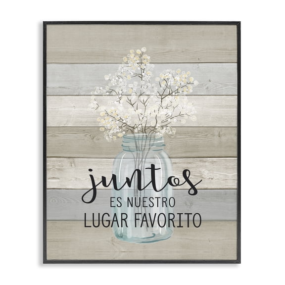 Stupell Industries Cottage Black Framed Giclee Art, 11 x 14, by Lettered and Lined