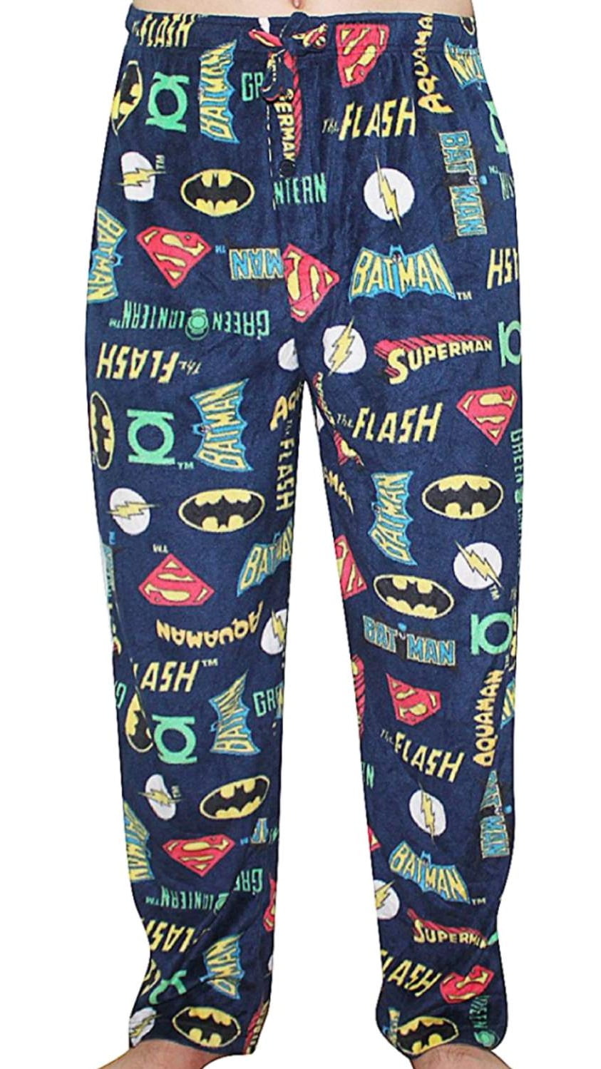 DC Comics Originals Mens Blue Fleece 