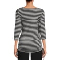 thumbnail image 6 of Oh! Mamma Maternity Women's Sideseam Drawstring Top (Women's and Women's Plus), 6 of 6