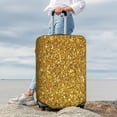 thumbnail image 6 of Picia Gold Glitter Luggage Protector Cover Thicken Suitcase Protector Cover Fit 18-32 Inch Luggage-Large, 6 of 9