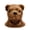 Brown, variant on Halloween Bear Mask with Moving Jaw,Realistic Bear Head Mask Costume,Mouth Movable Animal Head Mask,Furry Plush Fursuit Animal Head Mask
