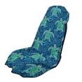 thumbnail image 2 of Xixirimido Abstract Sea Turtles Car Towel Seat Covers Multifunctional Towel for Gym Outdoor Sport, Picnic, Beach, Pet Travel, Non-Slip Washable Car Seat Protector, 2Pack, 2 of 8