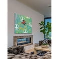 thumbnail image 3 of "Peace Sign Ladybugs IV" Painting Print on Wrapped Canvas, 3 of 7
