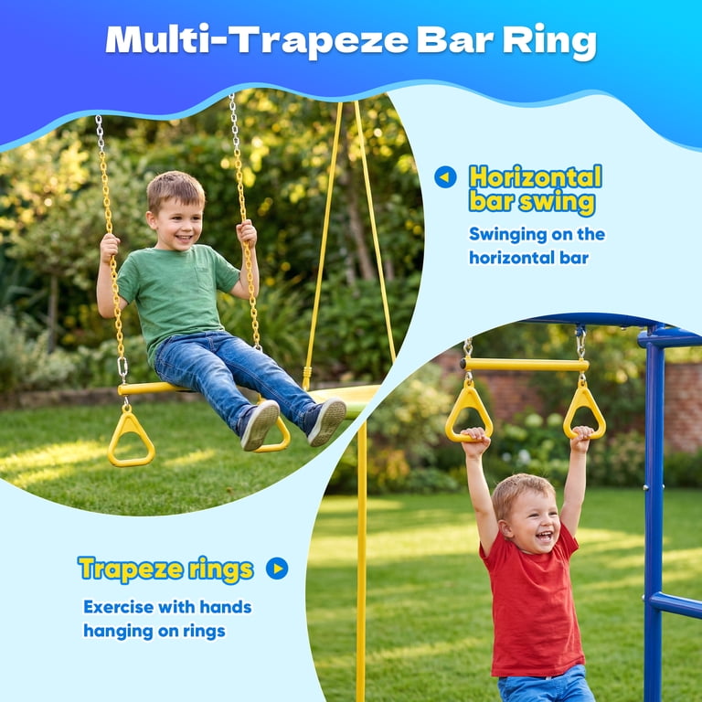 Swing Sets,Fashionsport Outfitters Heavy-Duty Metal Swing sets for