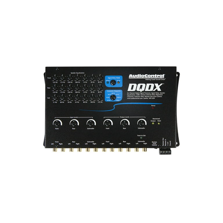 AudioControl DQDX Digital Signal Processor with EQ, Crossover, and