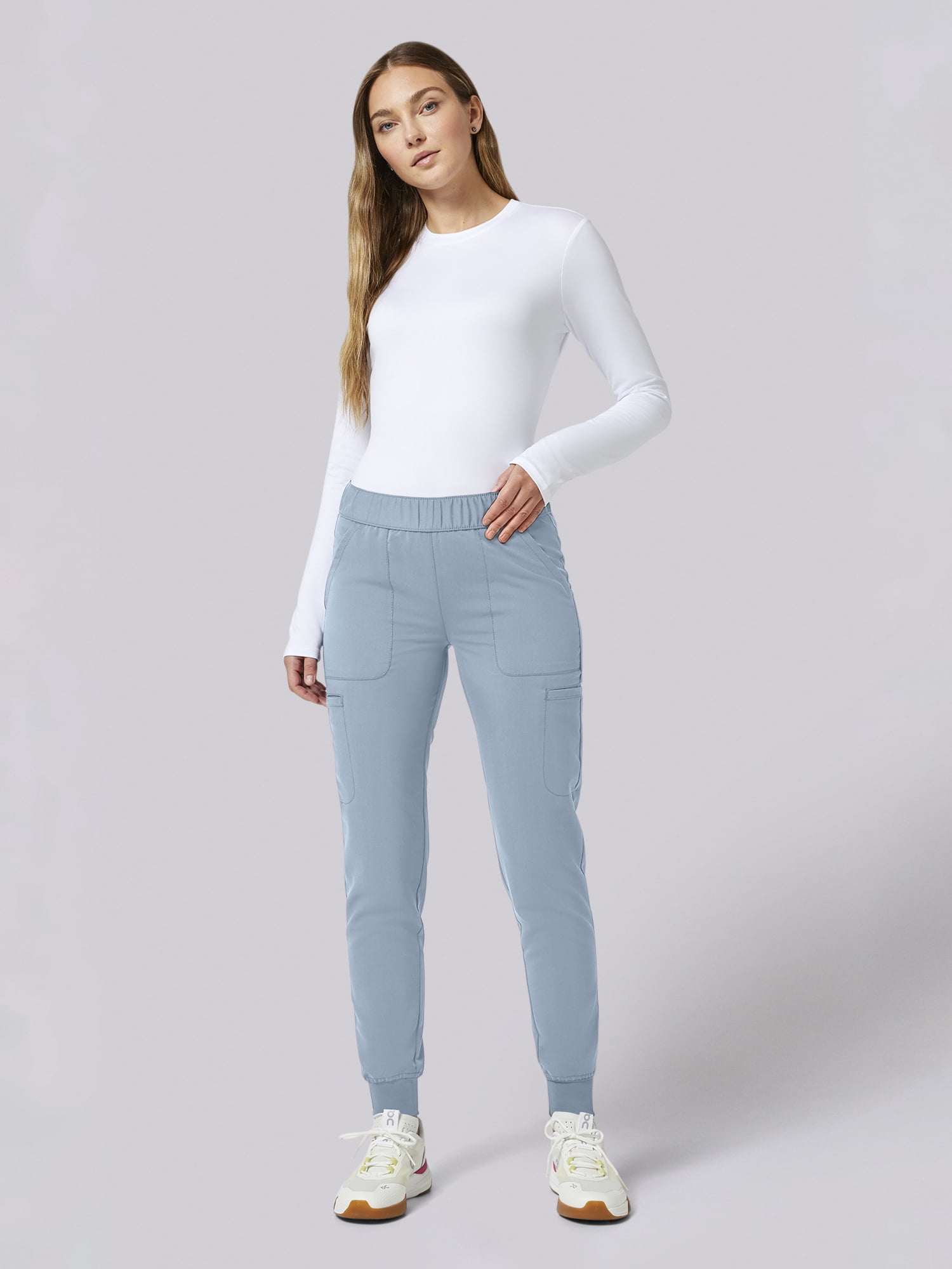 Scrubstar Ultimate Women’s Antimicrobial Cargo Jogger Scrub Pant, Sizes XS–3XL