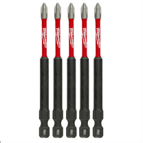 Milwaukee Tool #1 Phillips SHOCKWAVE Impact 3-1/2" Power Bits (5 pk)