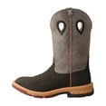 thumbnail image 5 of TWISTED X Male 12" Western Rubberized Brown/Gray Work Boots with CellStretch, Size: 10, Width: D, 5 of 6