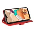 thumbnail image 4 of Case for LG K41S/K51S Leather Wallet Book Flip Folio Stand View Cover - Red, 4 of 5