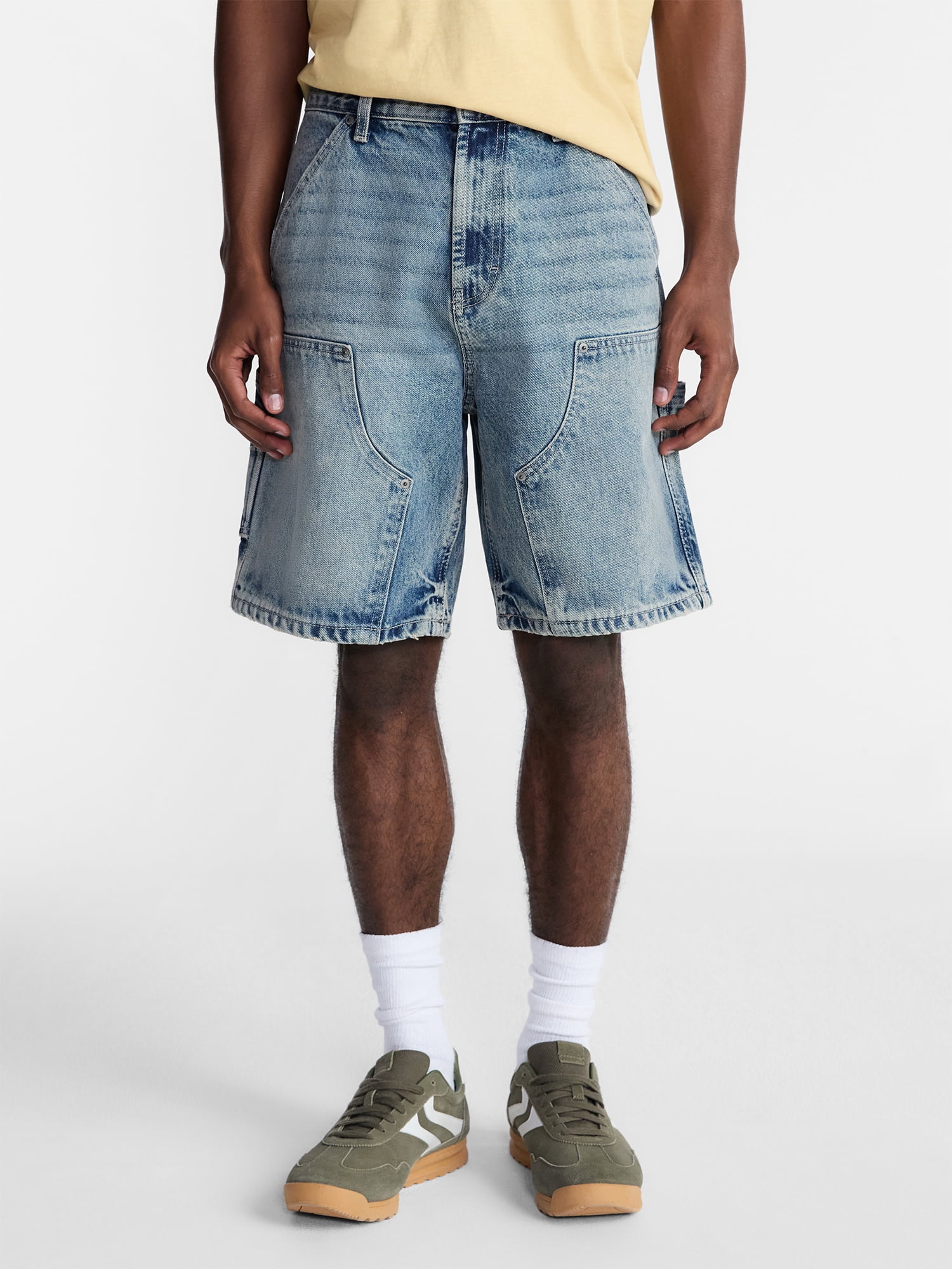 No Boundaries Track Shorts, Men's XS-5XL - Walmart.com