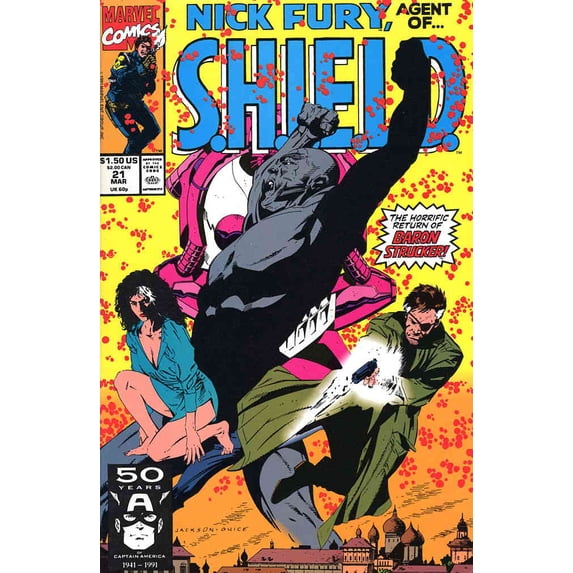 Nick Fury, Agent of S.H.I.E.L.D. (3rd Series) #21 VF ; Marvel Comic Book