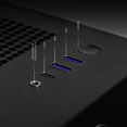 thumbnail image 4 of Gabinete Gamer XTREME PC GAMING We Are Venom Edition Media Torre ATX 2 Fan USB-C Cristal Templado Negro, 4 of 6