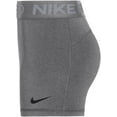 thumbnail image 3 of Nike Women's Pro 365 3inch Shorts, Smoke Grey/Heather/Black/Black, Large, 3 of 3