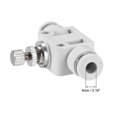 thumbnail image 3 of Air Flow Control Valve, In-line Speed Controller Union Straight, 4mm Tube Outer Dia. 5Pcs, 3 of 3