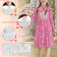 thumbnail image 6 of DISNIMO Girls Koala Long Sleeve Dress for Children Girls Ice Cream Dress Kids Collared Dress Girls Dress for Kids 3-4 Years Girls Bow Dress Kids Pink Collared Dress for Children Dresses for Fall, 6 of 7