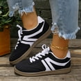thumbnail image 2 of YLYL Women's Sneakers Non Slip Gum Sole Lace up Comfortable Fashion Casual Slip on Walking Shoes, 2 of 9