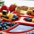 thumbnail image 2 of Eating Plate and Utensils Set Toddler Dinnerware, Kids Dinnerware and Utensils Set well, 2 of 5