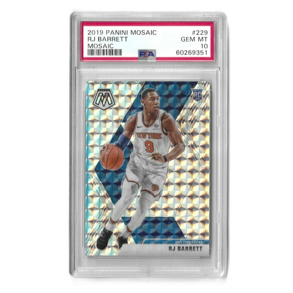 2019 Panini Mosaic RJ Barrett Mosaic Rookie PSA 10 Gem Mint
