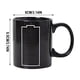 thumbnail image 3 of Taza sensible al calor, taza mágica para café y té, cambia de color, medidor de batería, taza de cerámica, idea de regalo para mamá, papá, mujeres y hombres., 3 of 7