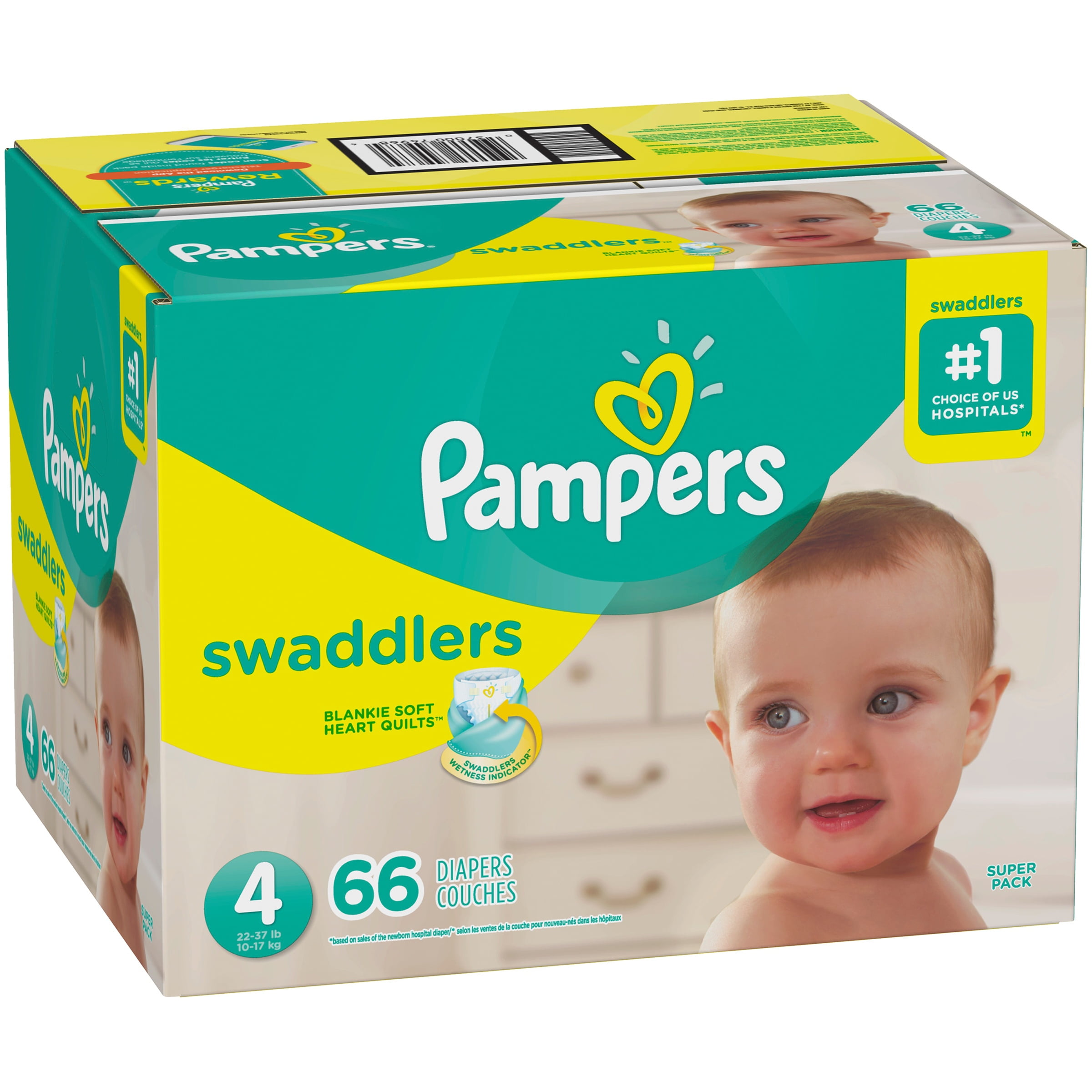 PAMPERS SWADDLERS S4 SUPER 1/66 