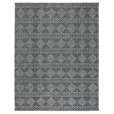 SAFAVIEH Marbella Matilda Diamond Area Rug, Dark Grey, 8' x 10'