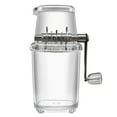 thumbnail image 1 of Portable Manual Ice Chopper, 1.25L Portable Ice Crusher  for Home Transparent,Transparent Black, 1 of 8