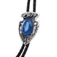 thumbnail image 3 of Corbata de bolo occidental Zulema para hombres mujeres Azul, 3 of 7
