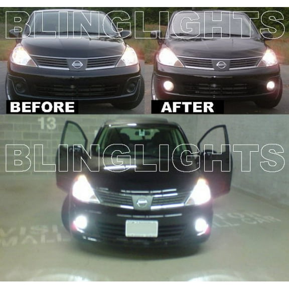 For 2007-2011 Nissan Versa Xenon Fog Lamps Driving Lights Kit