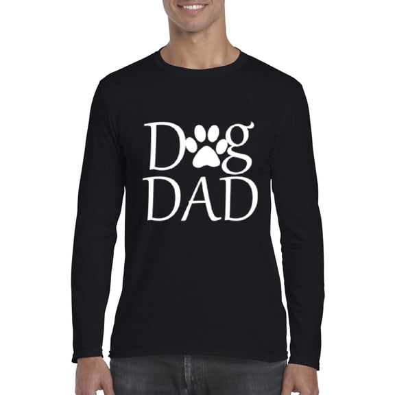 Artix - Mens Long Sleeve T-Shirts - Dog Dad