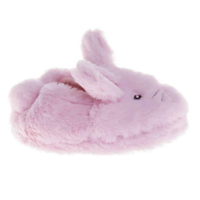 Josmo Toddler Girls Fluffy Bunny Slippers Bunny 5 Walmart