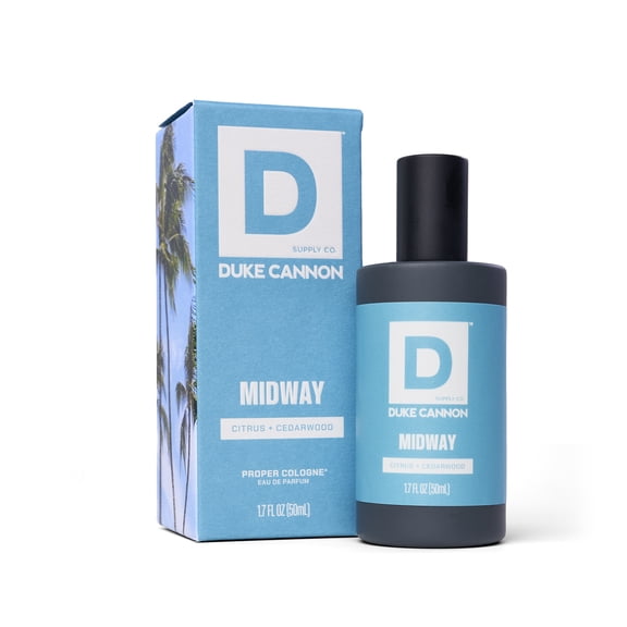 Duke Cannon Midway Men's Cologne - Citrus & Cedarwood, 1.7 fl oz